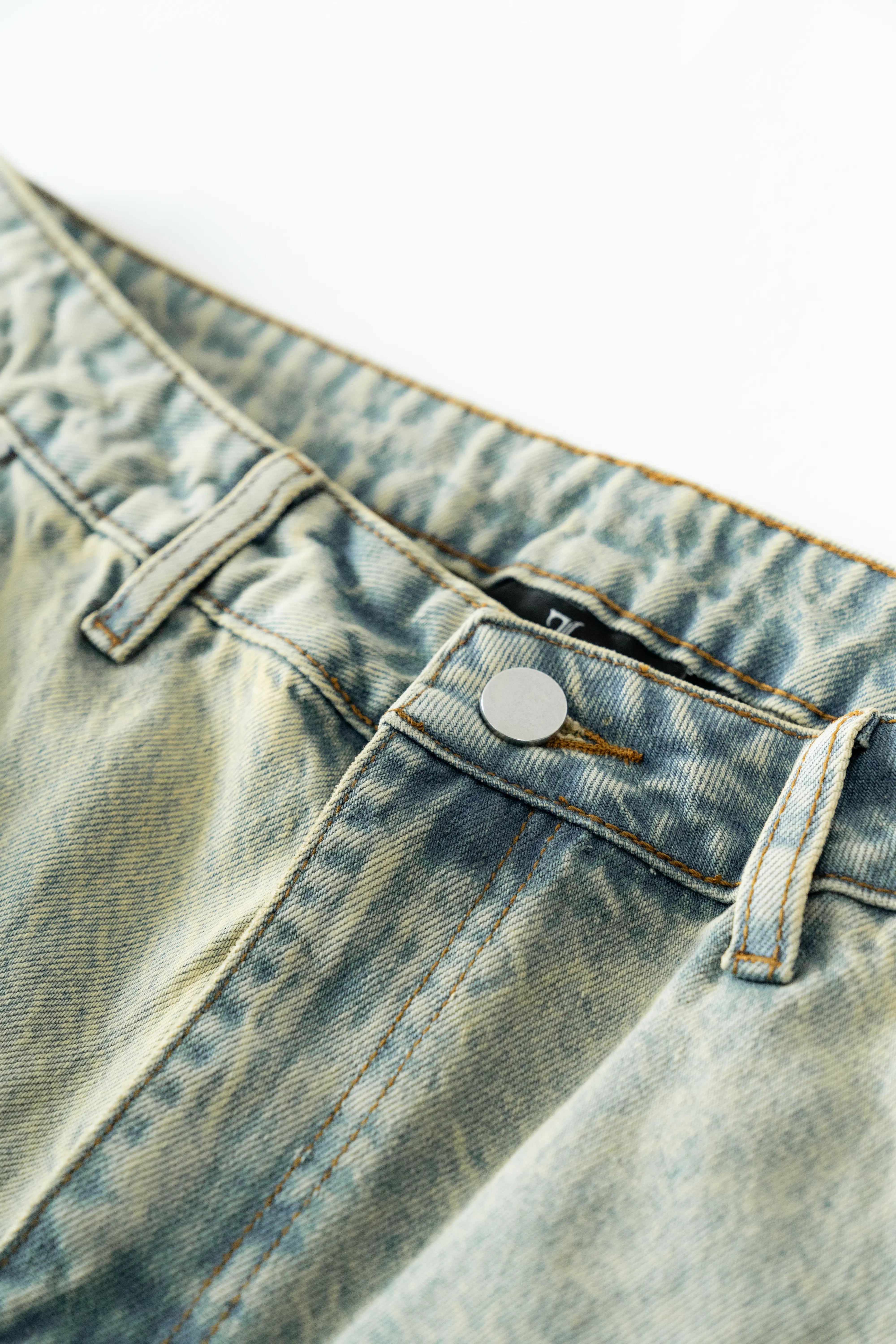 Light Blue Washed Denim Jeans
