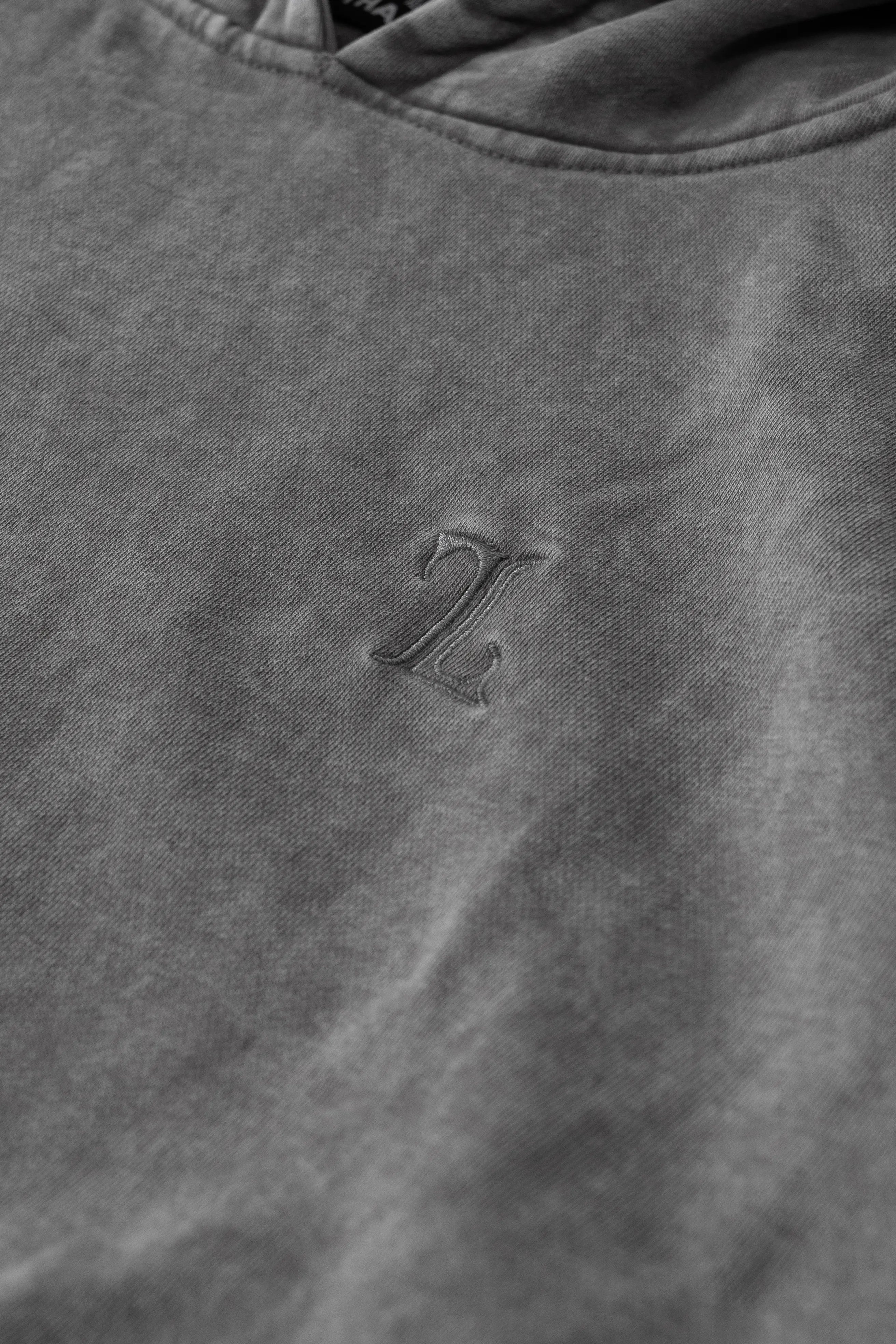 V1 THAROS Heavy Weight Hoodie Washed Grey