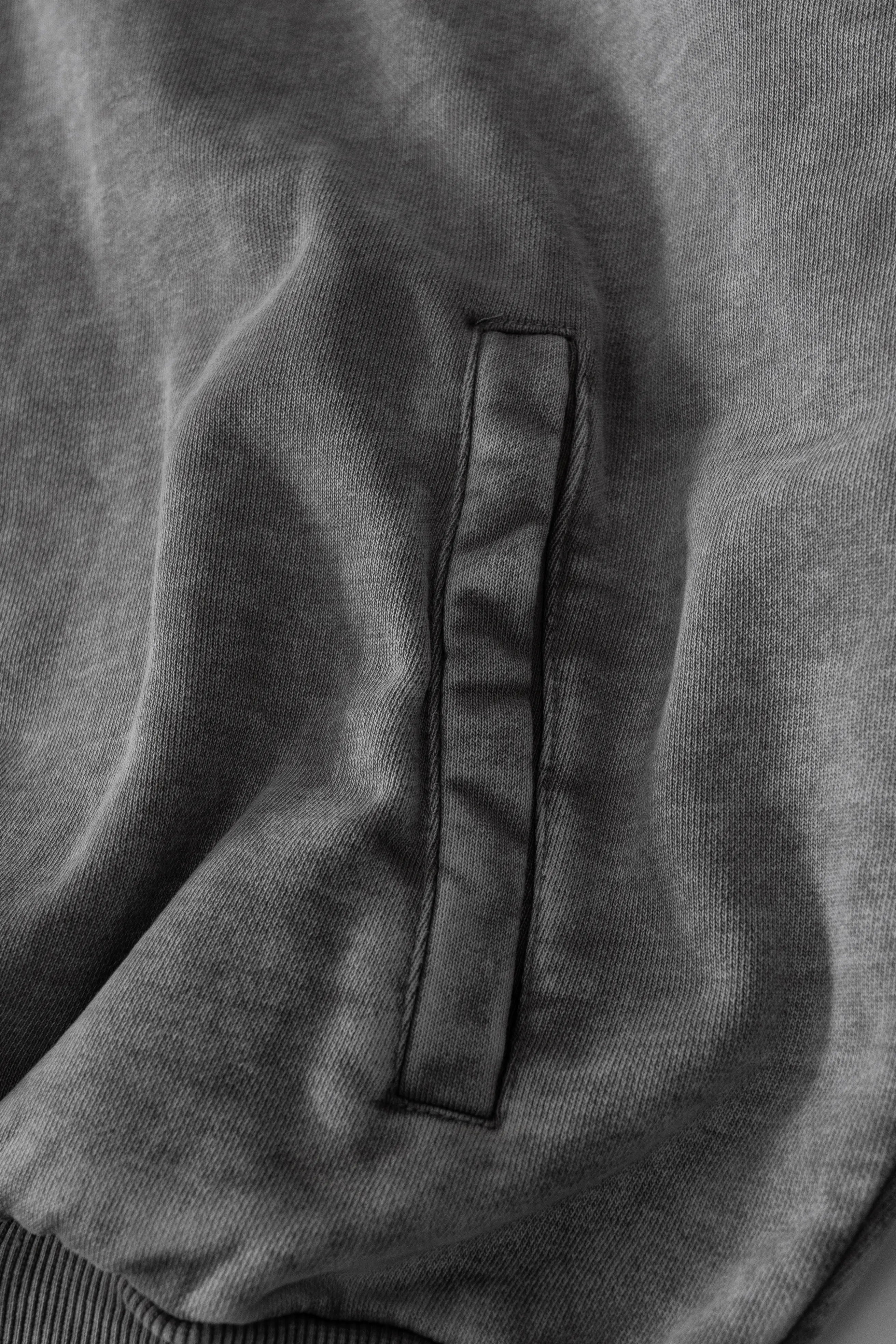 V1 THAROS Heavy Weight Hoodie Washed Grey