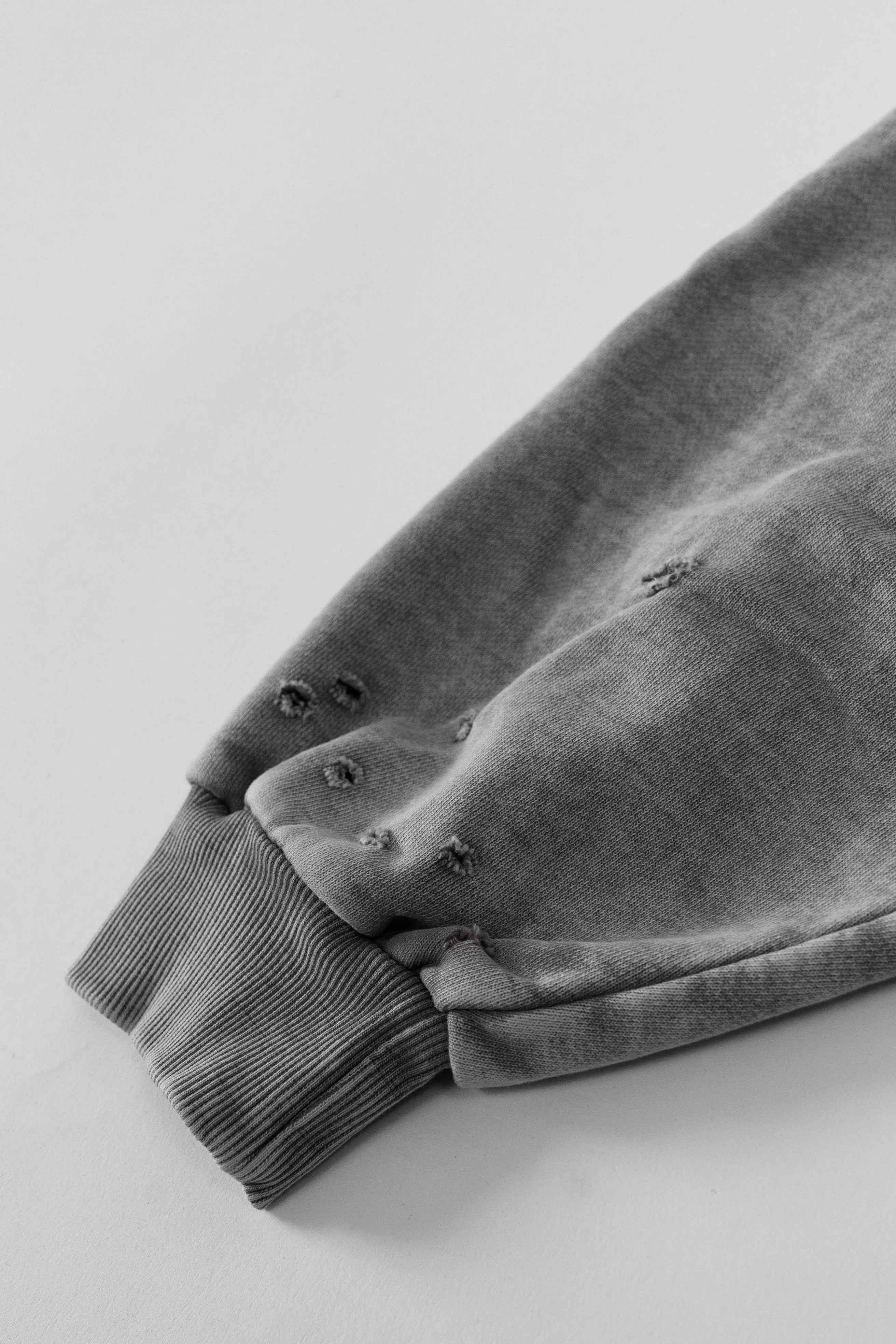 V1 THAROS Heavy Weight Hoodie Washed Grey