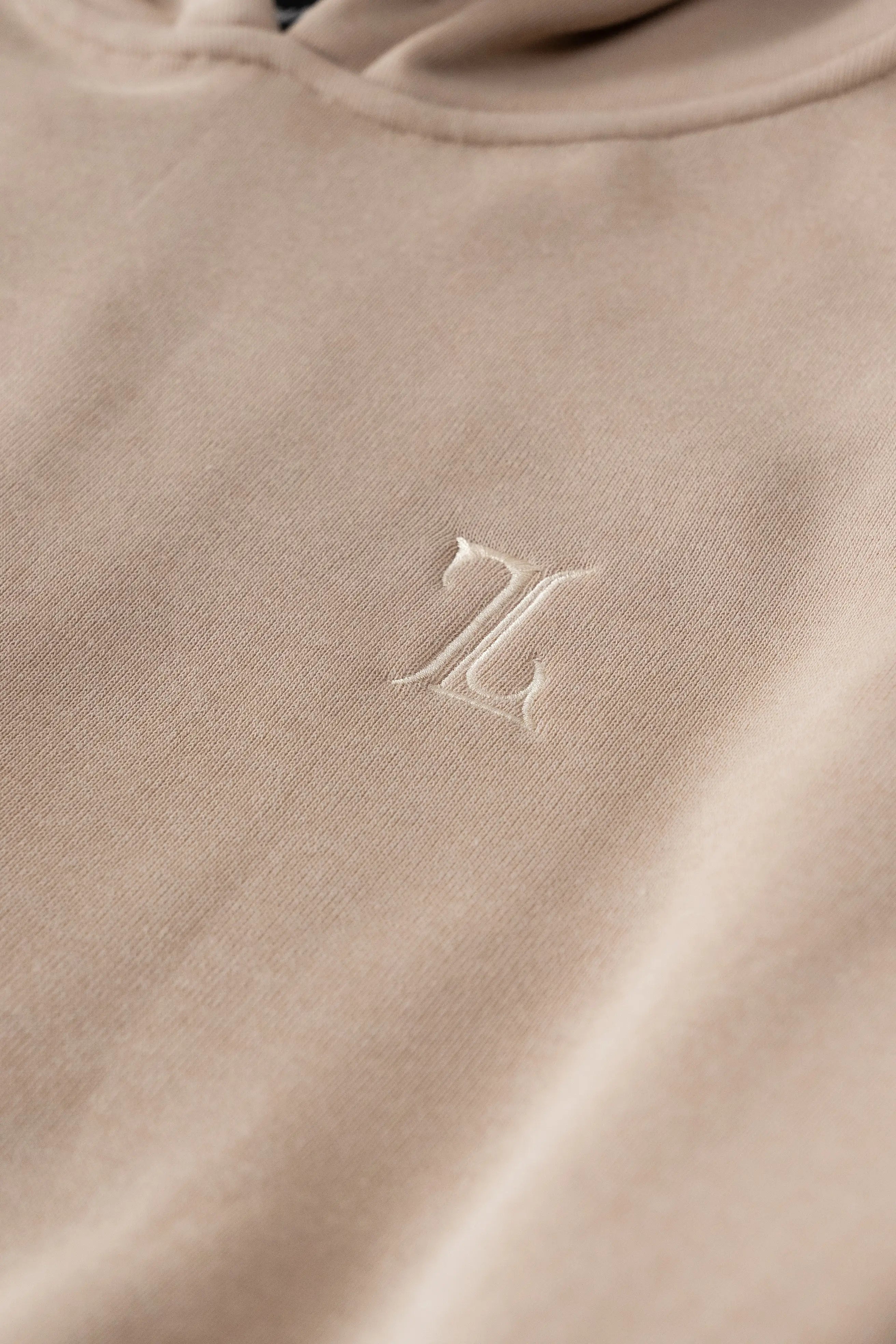 V1 THAROS Heavy Weight Hoodie Beige