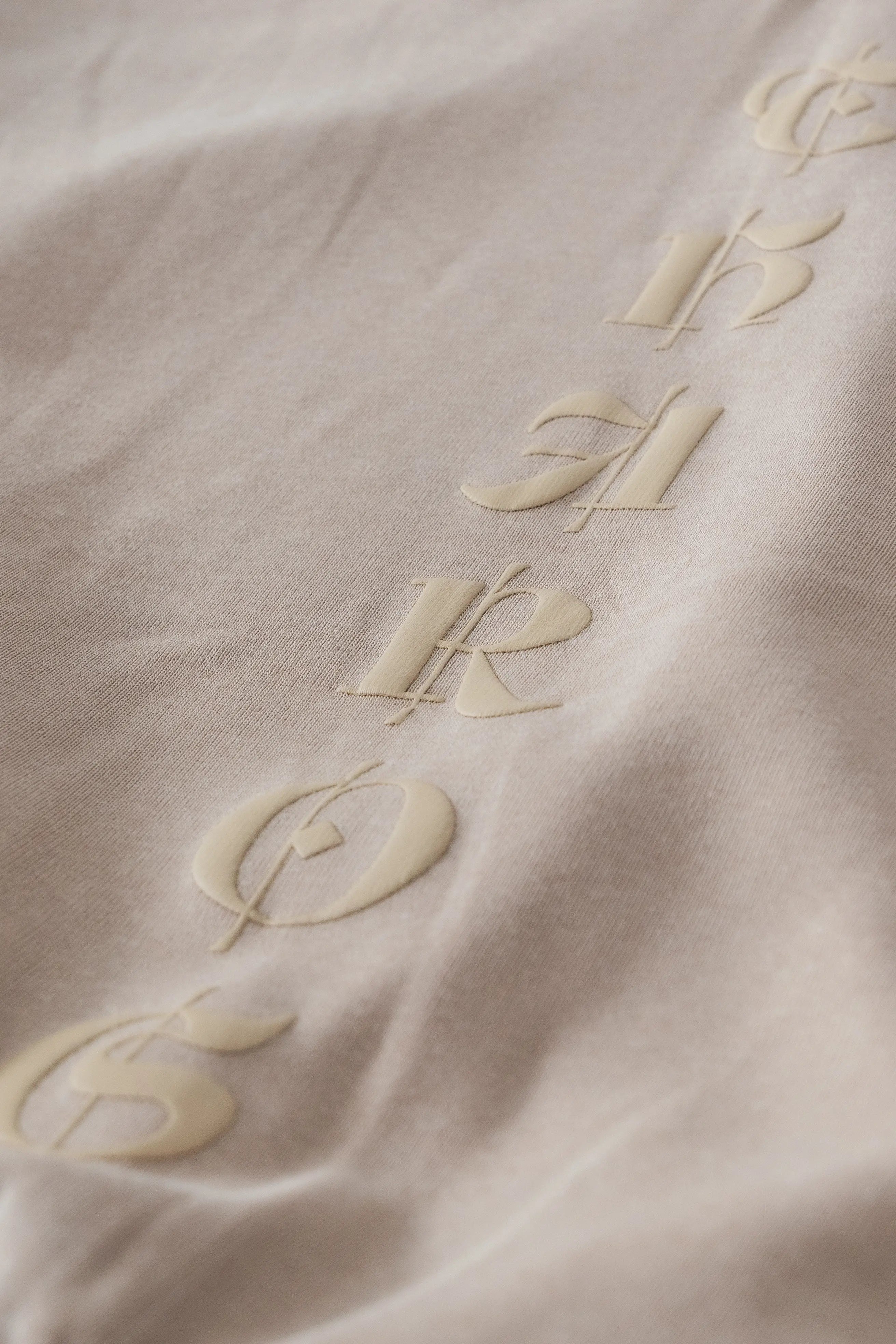 V1 THAROS Heavy Weight Hoodie Beige